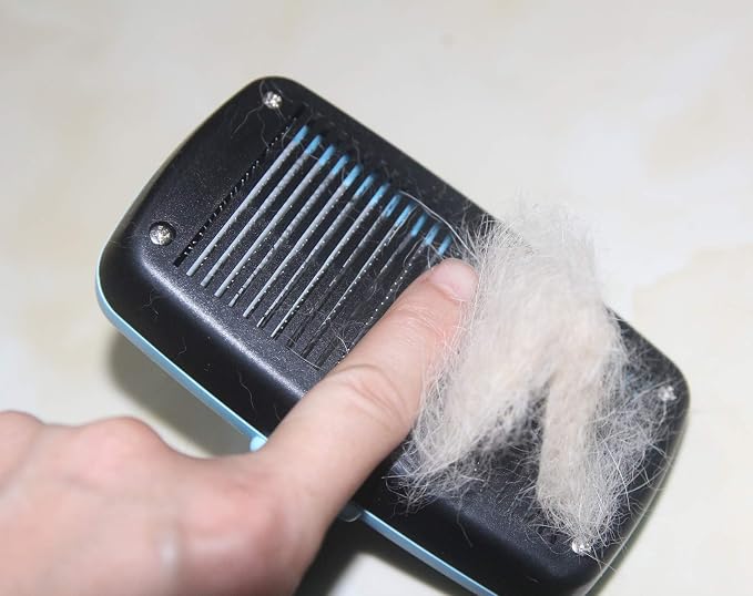 Maxpower Planet Self-Cleaning Slicker Brush for Dogs & Cats