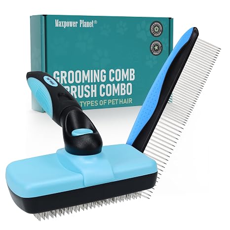 Maxpower Planet Grooming Comb & Brush Combo for Dogs & Cats