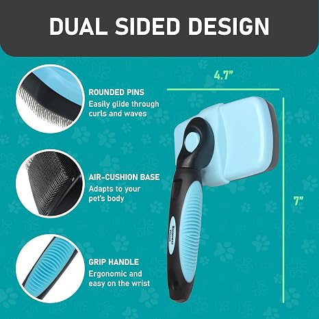 Maxpower Planet Grooming Comb & Brush Combo for Dogs & Cats
